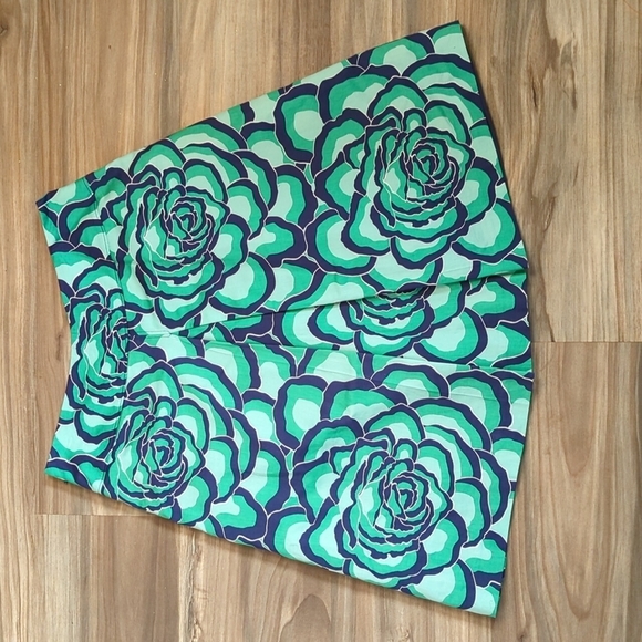 Ann Taylor women's skirt size 4 green blue floral - Picture 5 of 5